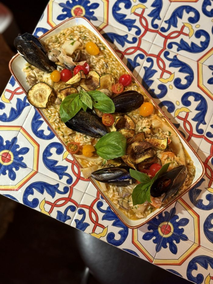 arroz con marisco napolitano