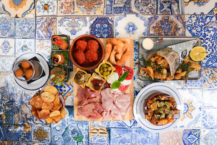 comida del restaurante napolitano Numero diez