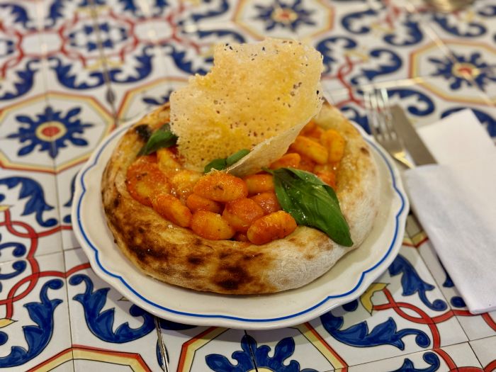 ñoquis del restaurante italiano Número diez