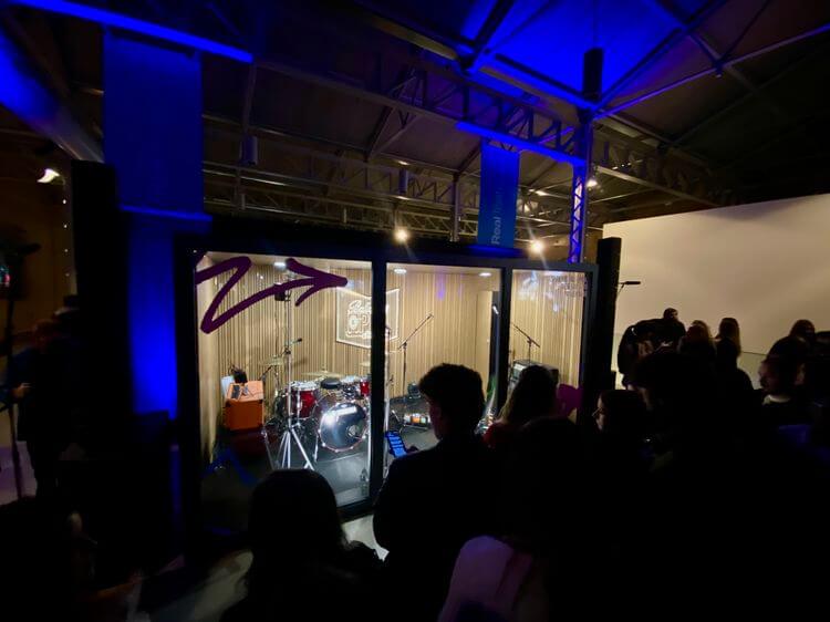 Carolina Durante en el ensayo abierto al público de Ballantine’s Open Studio