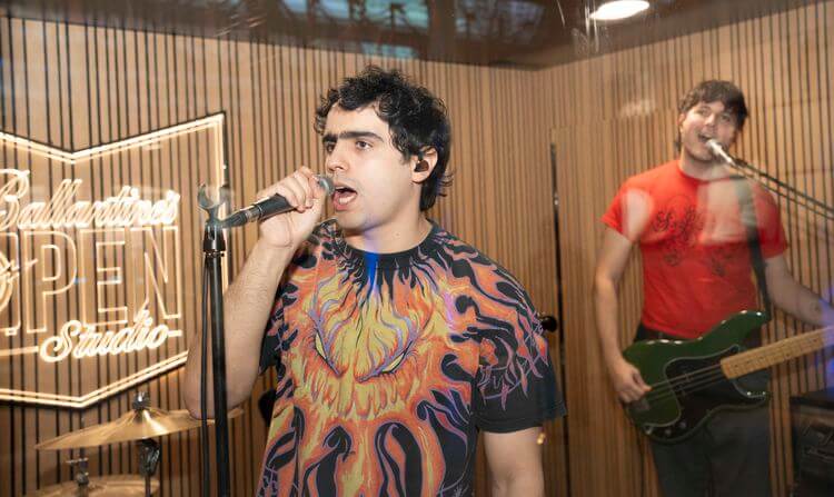 Carolina durante Open Studio Ballantines