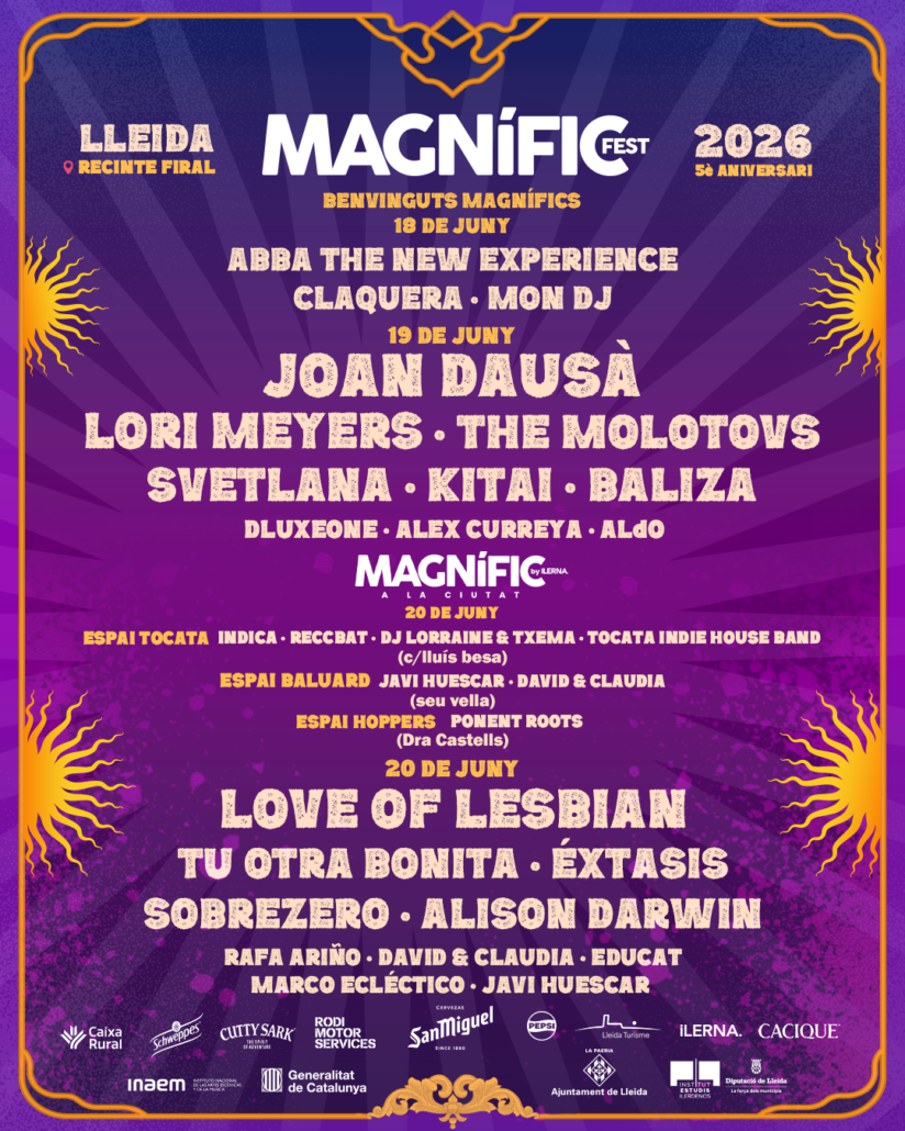Cartel del festival Magnific 2026 